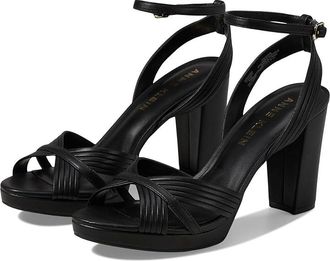 Anne Klein Vivian Womens Sandals Black : 8.5 M, Leather/Rubber