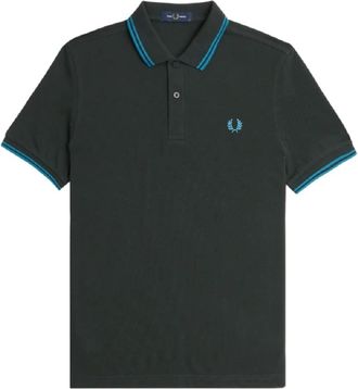 Fred Perry Groene Polo Shirt - Heren - Polos - Groen - S - Katoen - Tops