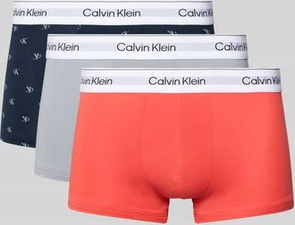 Calvin Klein Underwear Trunks mit elastischem Bund im 3er-Pack in Rot, Gr&ouml;&szlig;e XXL
