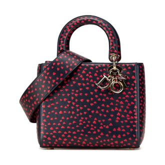 Dior Pre-owned Medium Calfskin I Love Paris Lady Handbag - Dames - Pre-owned - Veelkleurig - Maat: ONE Size Leer