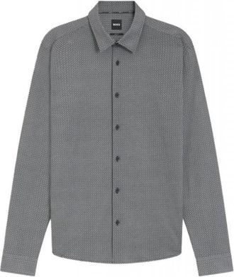 HUGO BOSS Hombre, Camisas, Gris, Talla: L