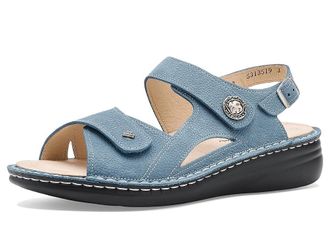 Finn Comfort Barbuda Sky Streetnubuk Womens Sandals Sky : EU 42 (US Womens 10.5-11) Medium, Leather