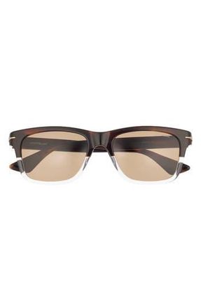 Montblanc 54mm Square Sunglasses in Havana Havana Brown at Nordstrom Rack