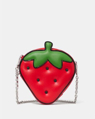 Kate Spade New York Womens Hello Kitty And Friends X New York 3D Strawberry Mini Crossbody Bag - Multicolour Leather - One Size