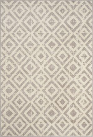 Safavieh Alfombra de polipropileno blanco/morado, 122 x 183 cm