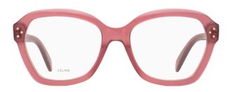 Celine CL50100I Geometric Butterfly Acetate Eyeglasses - Rose