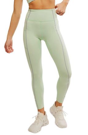 Free People FP Movement Youre A Peach Ankle Leggings in Cactus at Nordstrom, Size X-Small