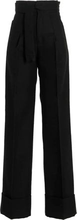 CAPASA MILANO Pantaloni a quadri - Nero