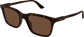 Gucci Sunglasses, male, Brown, Size: 53 MM Gg2114S Sunglasses