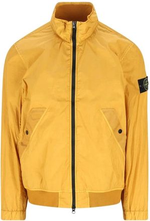 Stone Island Outerwear Stone Island - Heren - Zomerjassen - Geel - M - Jassen