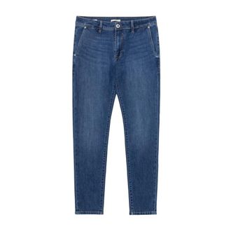 Gianni Lupo Slim-fit Jeans, male, Blue, Size: W28 Jeans skinny liscio con tasca alla francese Gl6362Q