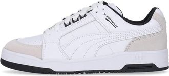 Puma Retro Lage Sneaker Wit/Grijs Herenschoen - Heren - Sneakers - Wit - 43 EU - Leer - Schoenen