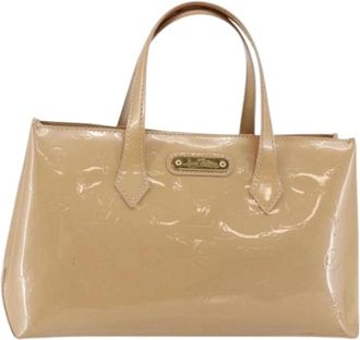 Louis Vuitton Pre-owned Vintage Handtas - Dames - Vintage Handtas - Beige - ONE Size - Leer - Vintage