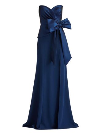 Tadashi Shoji Kinah strapless maxi dress - Blue