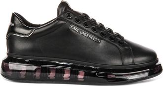 Karl Lagerfeld Sneakers, male, Black, 10 UK, Karl Lagerfeld Kapri Kushion In All Black For Men