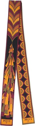 Pucci Mix Print Narrow Silk Scarf