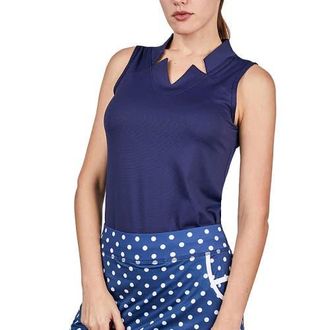 Sofibella Golf Colors Sleeveless Womens Golf Shirt in Navy at Nordstrom, Size X-Large