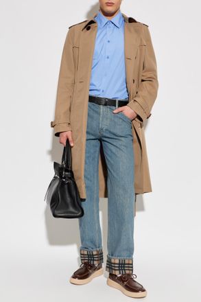 Burberry Trench Coat Foxfield, Mens, Brown