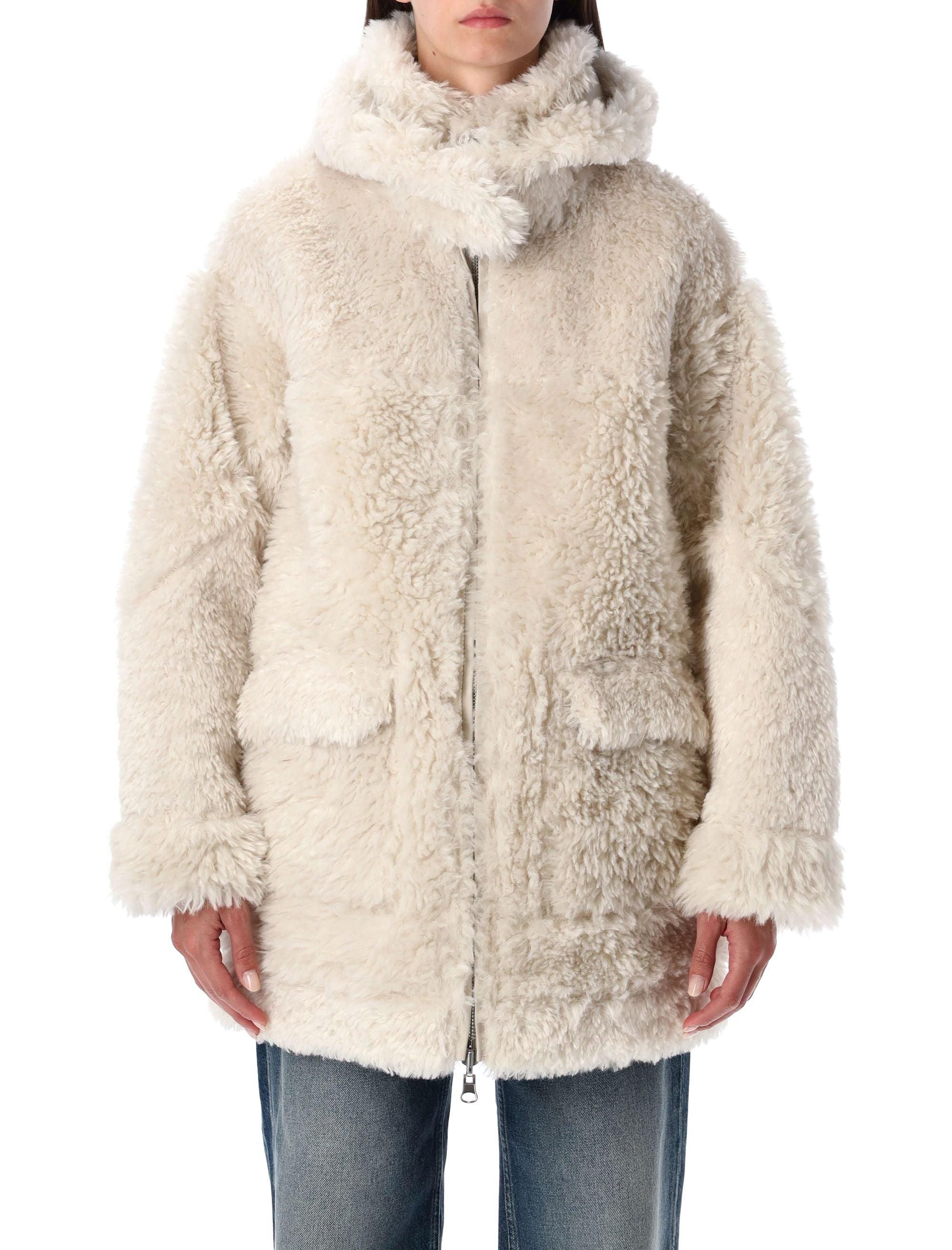 ジャケット・アウター THINK FUR Taffta reversible Long Coat Coats | Deals | Burlington