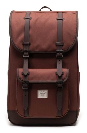 Herschel Little America Backpack in Bitter Chocolate/Dark Roast at Nordstrom