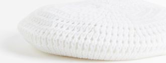 H&M Gestrickte Baskenmütze - White