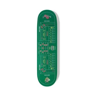 HUF Huf, Fitness, unisex, Groen, ONE Size, Craps Skateboard Deck
