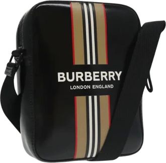 Burberry Pre-owned Cross Body Bags, female, Black, Size: ONE SIZE Pre-owned Vintage Shoulder Bag