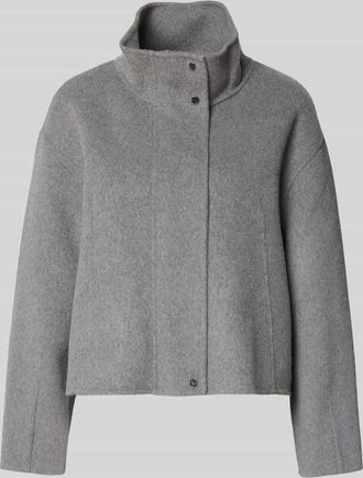 someday Someday Relaxed Fit Wolljacke mit Kaschmir-Anteil Modell VARAH PURE in Silber, Größe 36