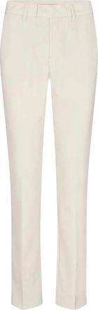 Mos Mosh Slim-fit Broeken - Dames - Slim Fit Broeken - Wit - 2XS - Katoen - Broeken