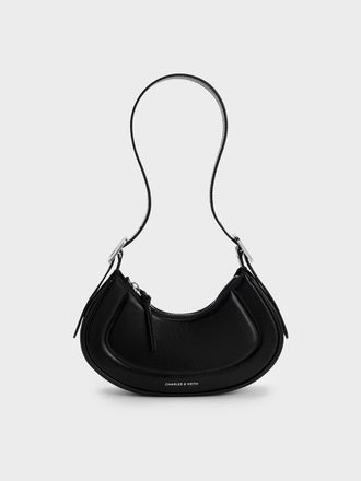 Charles & Keith Petra Curved Shoulder Bag