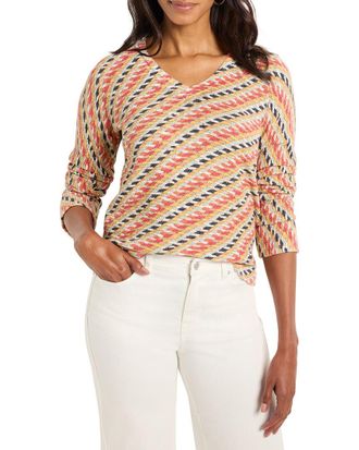 Nic+Zoe Nic+Zoe Petite Rope Twist Sweater