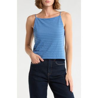 Current Elliott Ribbed Knit Camisole in Riverside Blue at Nordstrom Rack, Size X-Small