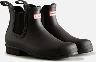 Hunter Mens Hunter Mens Original Chelsea Boot in Black - Size: 10