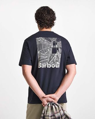 Barbour Moonwell Graphic T-Shirt - Navy
