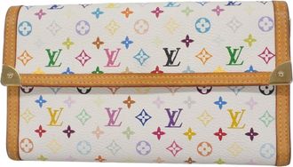 Louis Vuitton Blanc Long Wallet (Tri-Fold) (Pre-Owned)