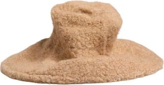 Dolce & Gabbana Capello Bucket Hat - Dames - Hoeden - Beige - ONE Size - Nylon - Accessoires