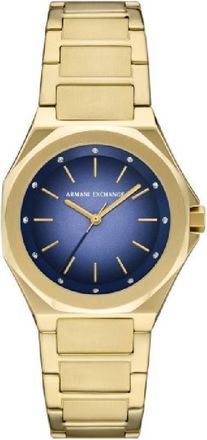 A|X Armani Exchange Quartz Crystal Blue Dial Ladies Watch AX4620