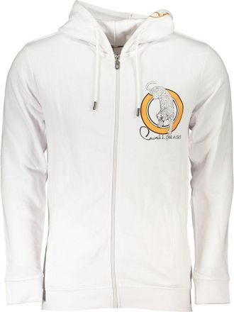 Cavalli White Cotton Men Mens Sweatshirt