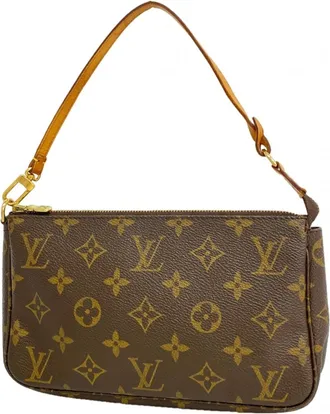 Louis Vuitton Brown Pouch (Pre-Owned)