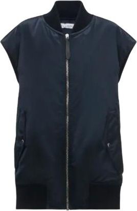 J.W.Anderson Marine Blue Bomber Gilet Jacket Size M