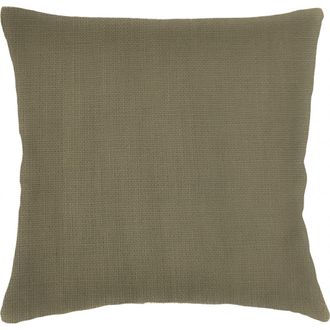 Anaya with Love So Soft Linen Euro Pillow with Down Alternative Insert in Olive Green at Nordstrom, Size 26X26