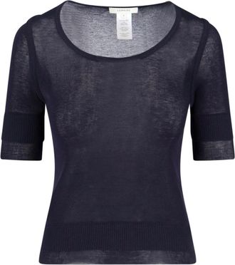 Christophe Lemaire T-Shirt In Viscosa E Seta