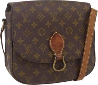 Louis Vuitton Pre-owned Vintage Canvas Cross Body Bag - Dames - Vintage Schoudertas - Bruin - ONE Size - Vintage