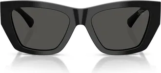 Burberry Sunglasses, unisex, Black, Size: 54 MM EKD Cat-eye Sunglasses