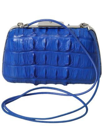 Balenciaga Crocodile Clutch