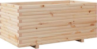 vidaXL Jardinera Madera Maciza De Pino 110x60x49,5 Cm Vidaxl