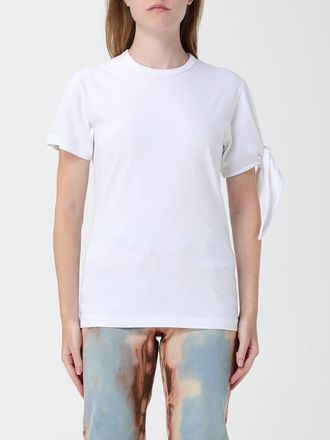 J.W.Anderson T-shirt slim fit in cotone con applicazione a fiocco