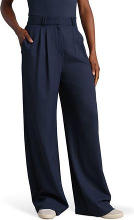 Rhone Horizon Wide Leg Pants in Navy Blue at Nordstrom, Size 12