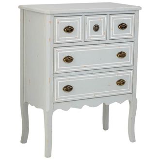 Wanderlust Deco C&oacute;moda de madera con 5 cajones 73x38x93,5h cm