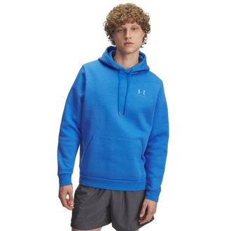 Under Armour Mens Essential Fleece Hoodie - Blue Atlantis/Blue Atlantis Size 3XL